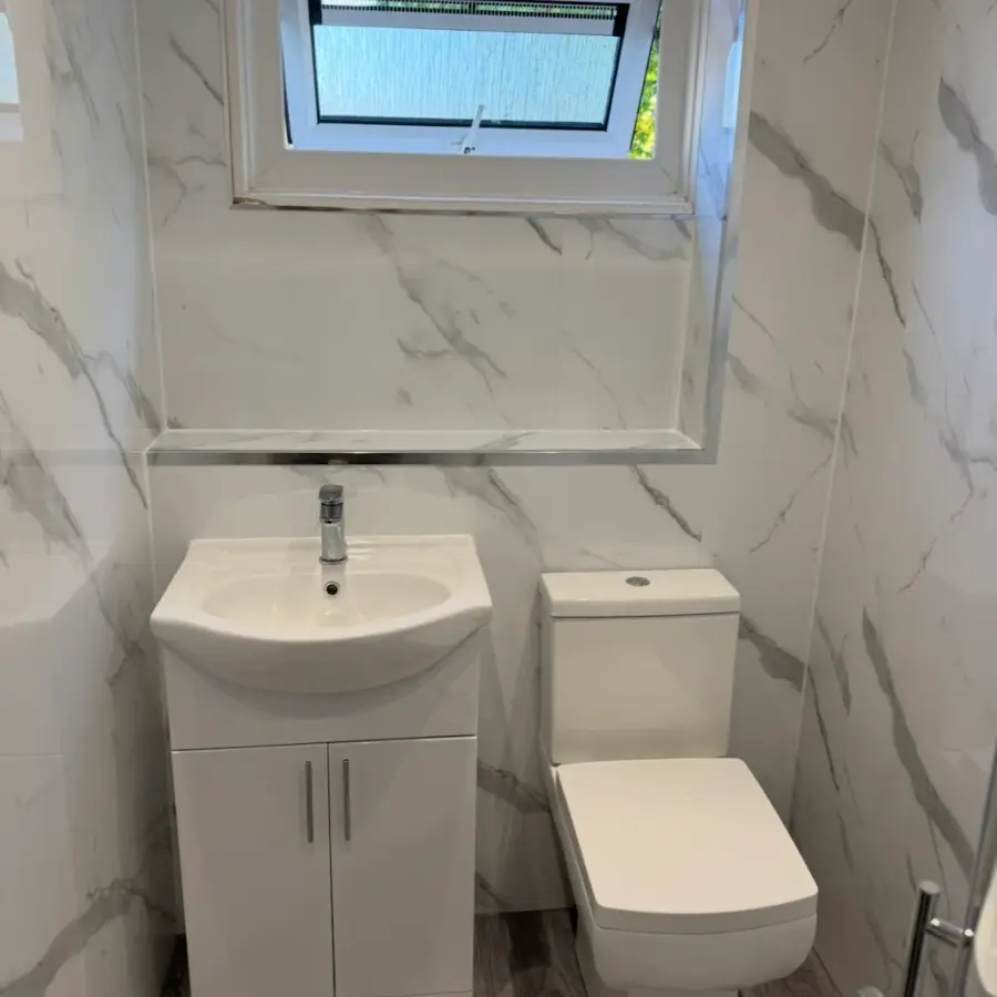 Bathroom plumbing completed by The Plumb Doctor